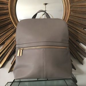 Grey Backpack Purse
